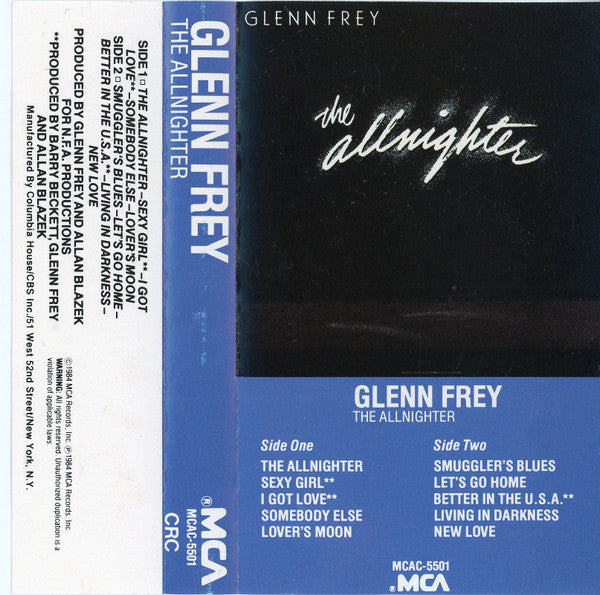 Glenn Frey : The Allnighter (Cass, Album, Club, CRC)
