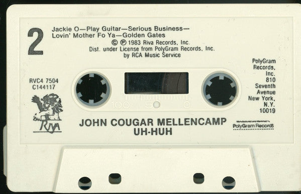 John Cougar Mellencamp : Uh-Huh (Cass, Album, Club)