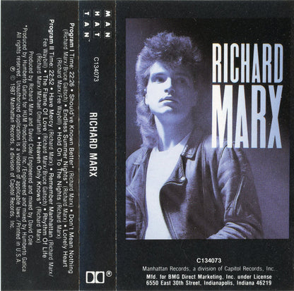 Richard Marx : Richard Marx (Cass, Album, Club)