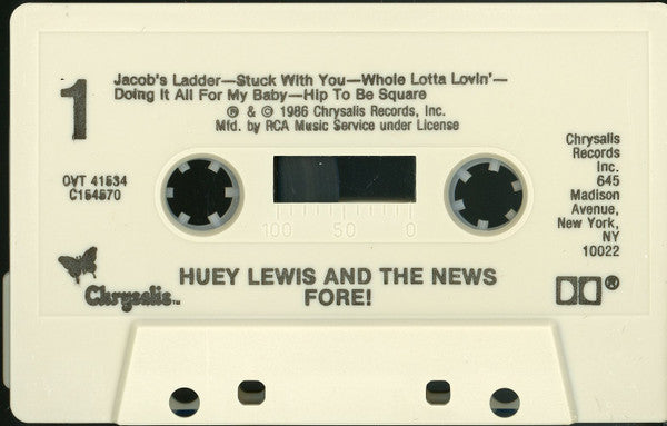 Huey Lewis & The News : Fore! (Cass, Album, Club, Dol)
