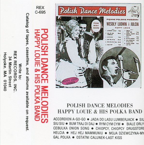 Happy Louie And His Polka Band : Polish Dance Melodies (Cass, Album)