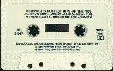 Various : Newport's Hottest Hits Of The 80's (Cass, Comp, Promo, Dol)
