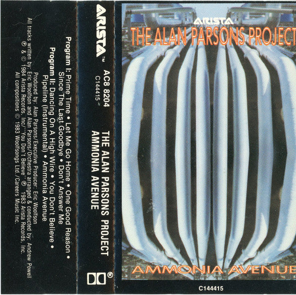 The Alan Parsons Project : Ammonia Avenue (Cass, Album, Club, Dol)