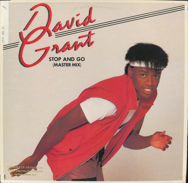 David Grant : Stop And Go (12", Promo)