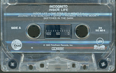 Incognito : Inside Life (Cass, Album)