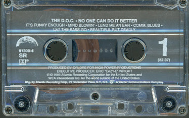 The D.O.C. : No One Can Do It Better (Cass, Album, SR)