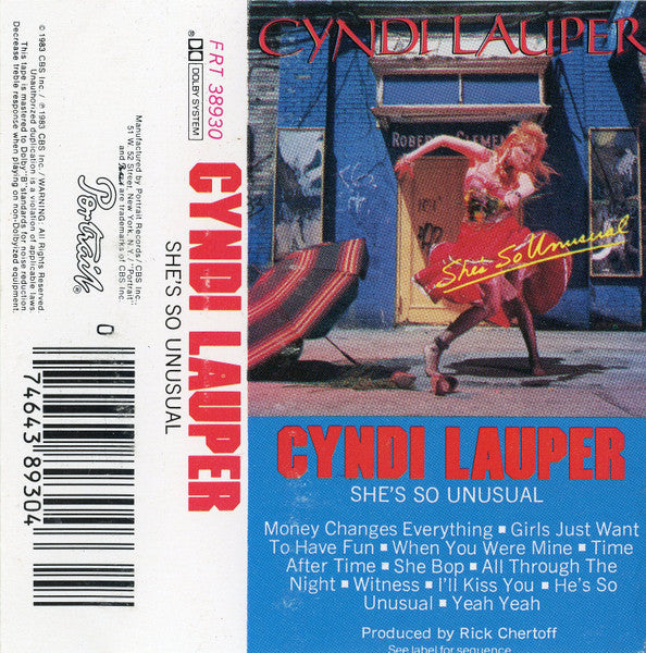 Cyndi Lauper : She's So Unusual (Cass, Album, Bei)
