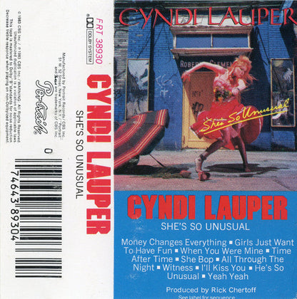 Cyndi Lauper : She's So Unusual (Cass, Album, Bei)