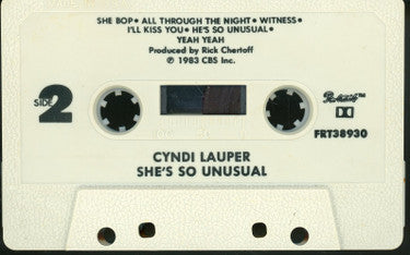 Cyndi Lauper : She's So Unusual (Cass, Album, Bei)