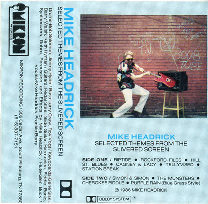 Mike Headrick : Selected Themes From The Silvered Screen (Cass, Album)