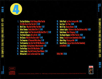 Various : The Complete Stax/Volt Soul Singles Volume 3 (1972-1975)  (10xCD, Comp + Box)
