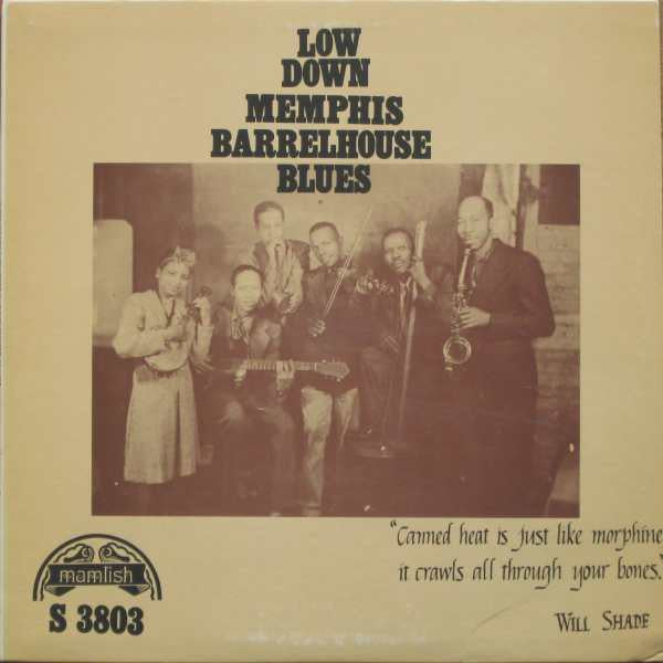 Various : Low Down Memphis Barrelhouse Blues (LP, Comp)