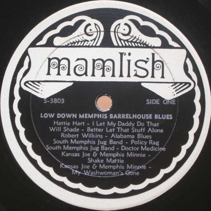 Various : Low Down Memphis Barrelhouse Blues (LP, Comp)