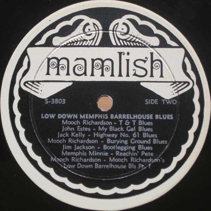 Various : Low Down Memphis Barrelhouse Blues (LP, Comp)
