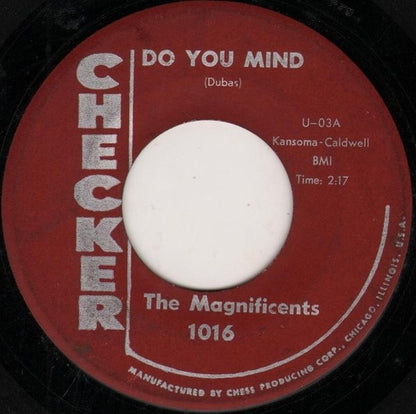 The Magnificents (5) : Do You Mind / The Dribble (Twist) (7")