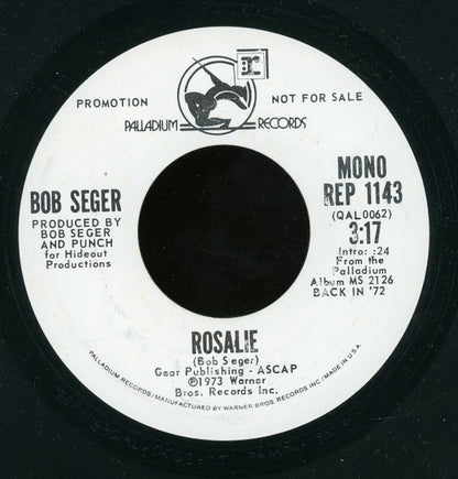 Bob Seger : Rosalie (7", Mono, Promo)