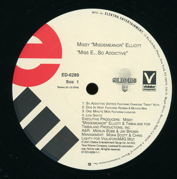 Missy Elliott : Miss E ...So Addictive (2xLP, Album, Promo)