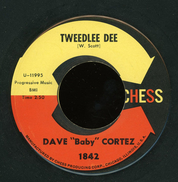 Dave "Baby" Cortez : Tweedlee Dee (7", Single)