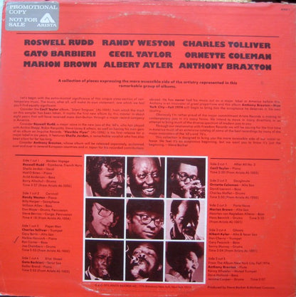 Various : Arista-Freedom Sampler - Free And Easy (LP, Promo, Smplr)