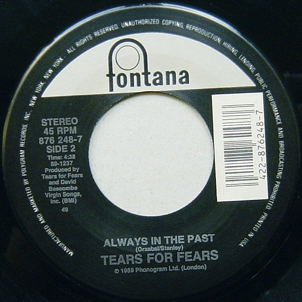 Tears For Fears : Woman In Chains (7", Single)