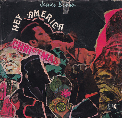 James Brown : Hey America (7", Single, Promo)