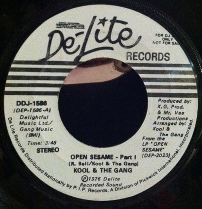 Kool & The Gang : Open Sesame (7", Mono, Promo)