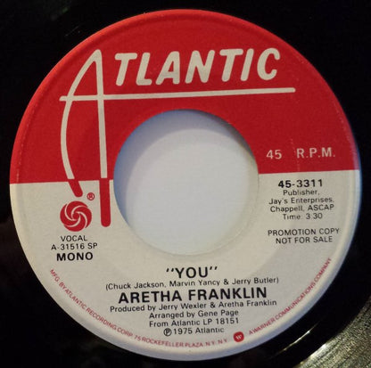 Aretha Franklin : You (7", Mono, Promo, PL )