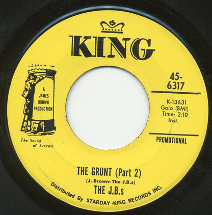 The J.B.'s : The Grunt (7", Promo)