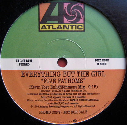 Everything But The Girl : Five Fathoms (2x12", Promo)