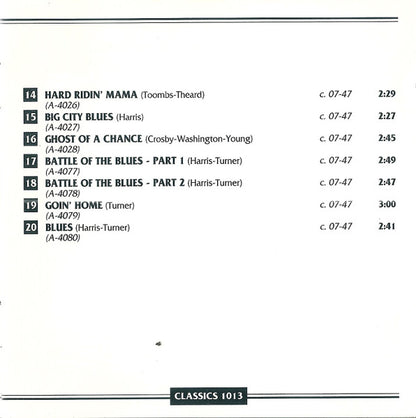 Wynonie Harris : 1945-1947 (CD, Comp)