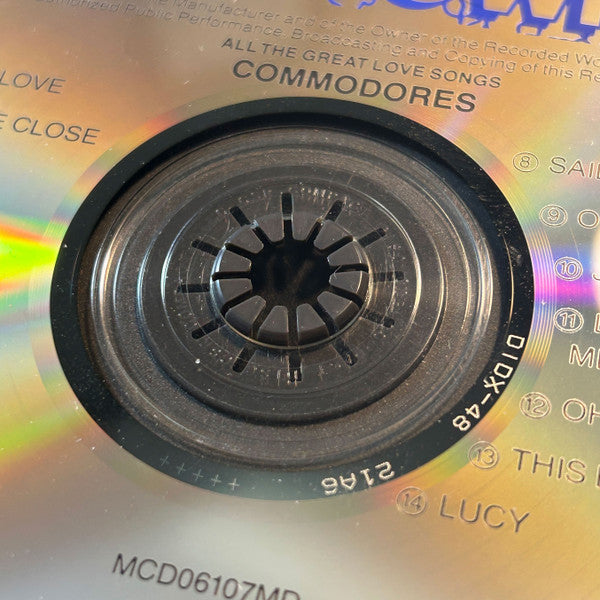 Commodores : All The Great Love Songs (CD, Comp, CSR)