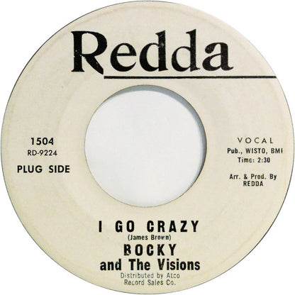 Bocky & The Visions : I Go Crazy (7", Single, Promo)