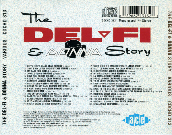 Various : The Del-Fi & Donna Story (CD, Comp)