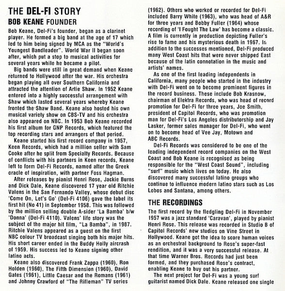 Various : The Del-Fi & Donna Story (CD, Comp)