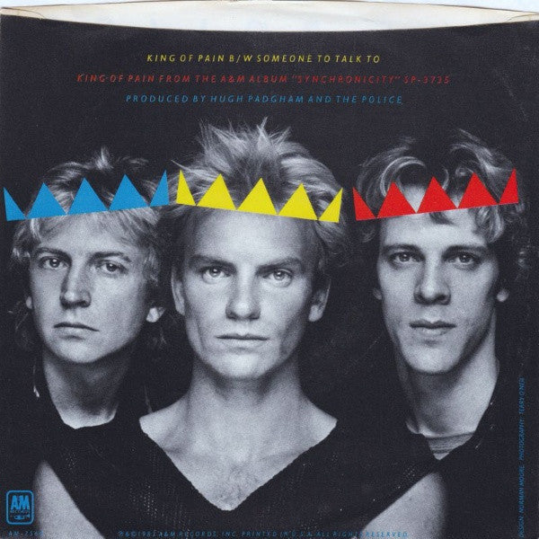 The Police : King Of Pain (7", Single, Styrene, X -)