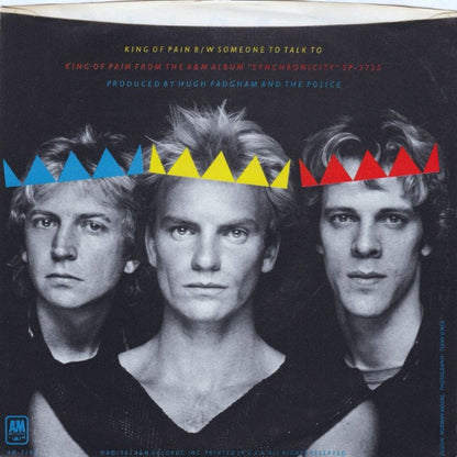 The Police : King Of Pain (7", Single, Styrene, X -)