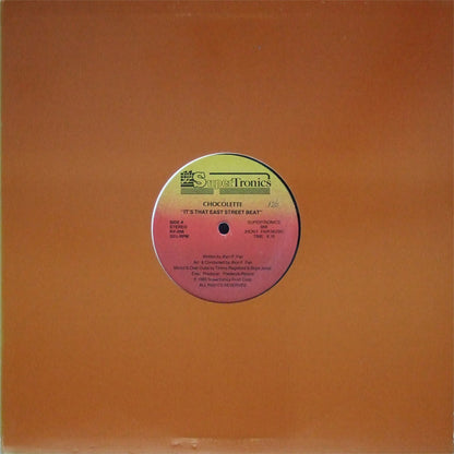 Chocolette : It's That East Street Beat (12")