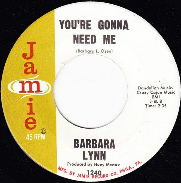 Barbara Lynn : I'm Sorry I Met You (7", Single)