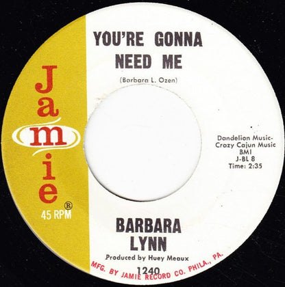 Barbara Lynn : I'm Sorry I Met You (7", Single)