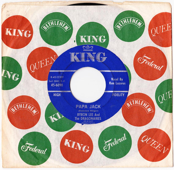 Princess Buster And Her Jamaicans / Byron Lee And The Dragonaires : Ten Commandments (From Woman To Man) / Papa Jack (7")