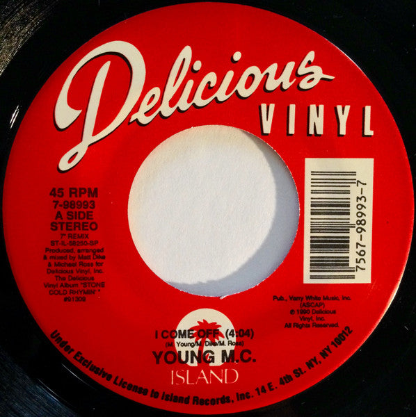 Young MC : I Come Off (7", Single)