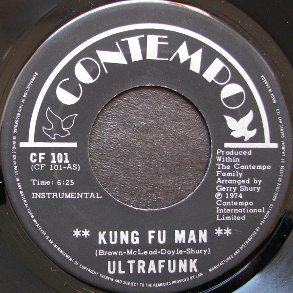 Ultrafunk : Kung Fu Man (7")