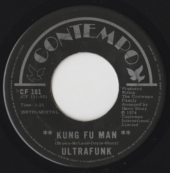 Ultrafunk : Kung Fu Man (7")