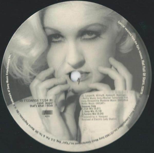 Cyndi Lauper : That's What I Think (12")