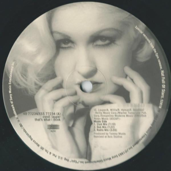 Cyndi Lauper : That's What I Think (12")