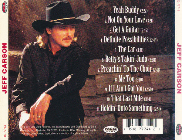 Jeff Carson : Jeff Carson (CD, Album)