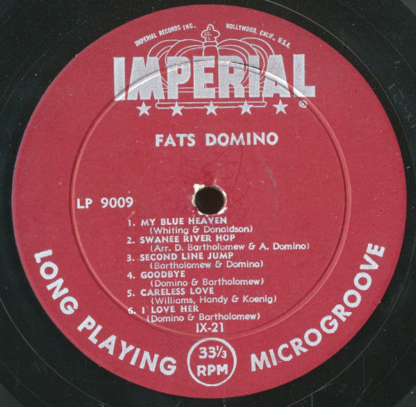 Fats Domino : Rock And Rollin' (LP, Album, Mono)