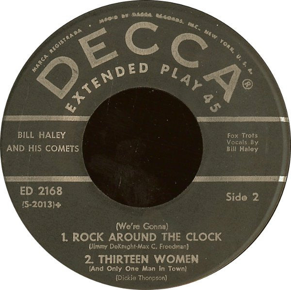 Bill Haley And His Comets : Shake, Rattle And Roll (7", EP)