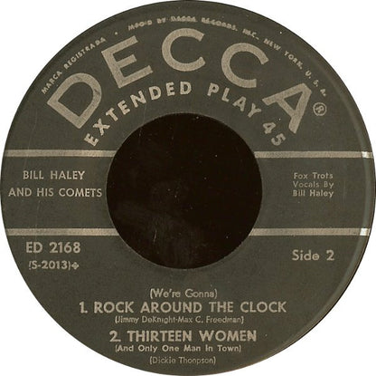 Bill Haley And His Comets : Shake, Rattle And Roll (7", EP)