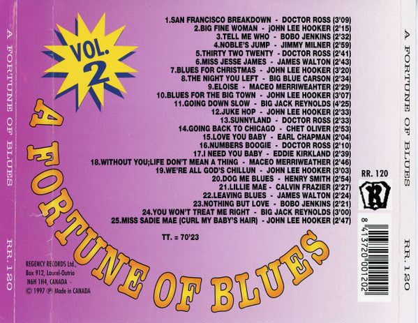 Various : A Fortune Of Blues Vol. 2 (CD, Comp)
